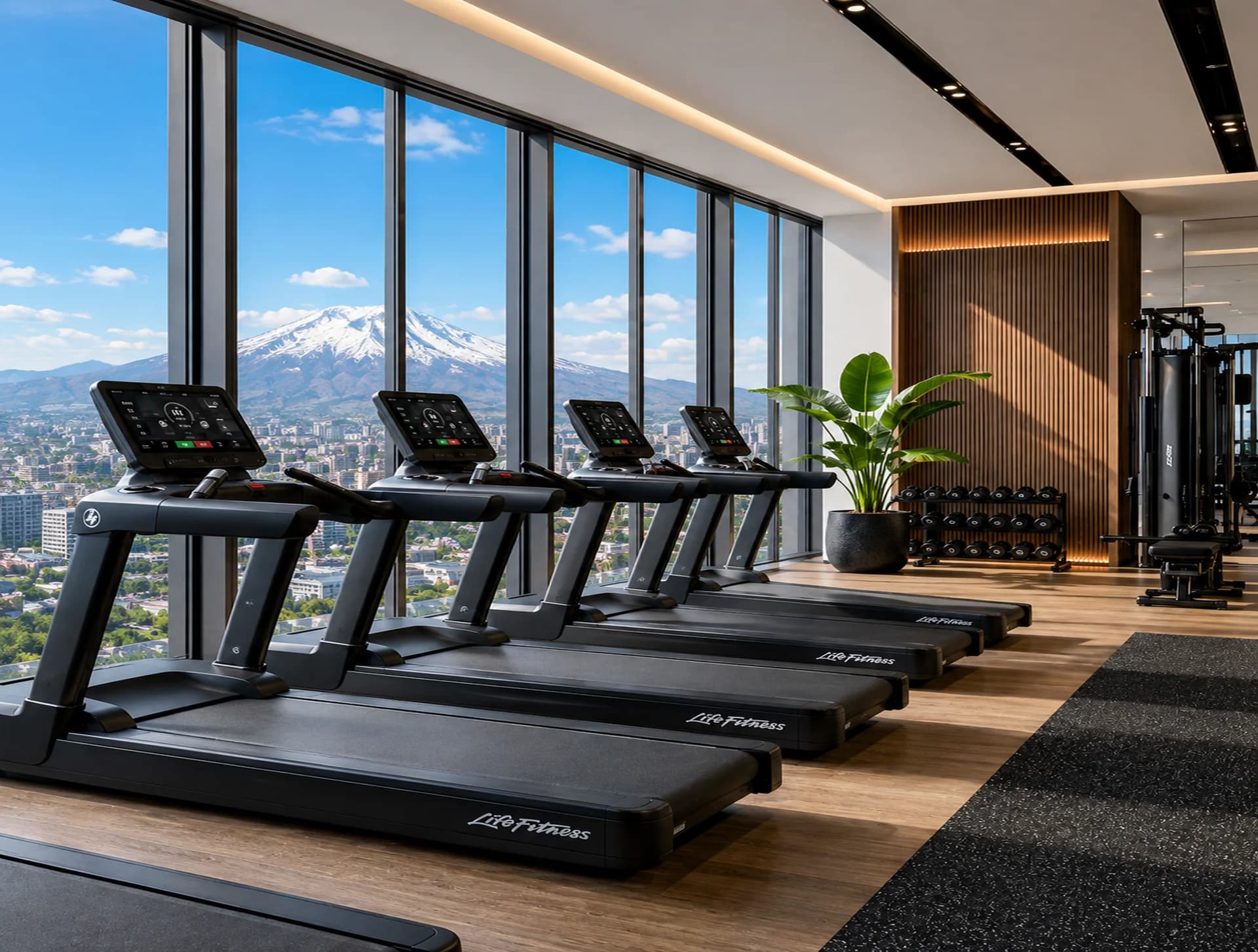 Akşam, gün spa ve yeşilin sessizliğinde yavaşlar.