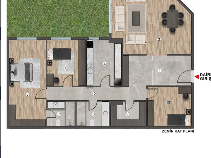 V Premium Block E 3+1 Grundriss