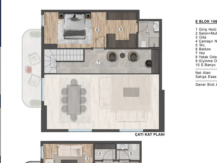 V Premium Block E 2+1 Grundriss