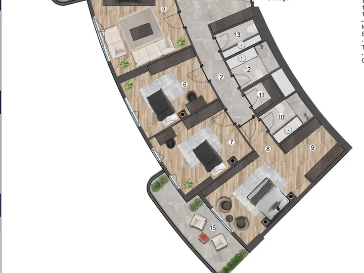 V Premium Block H 4+1 Grundriss